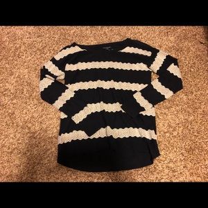 Navy and white American Eagle Sweater - M